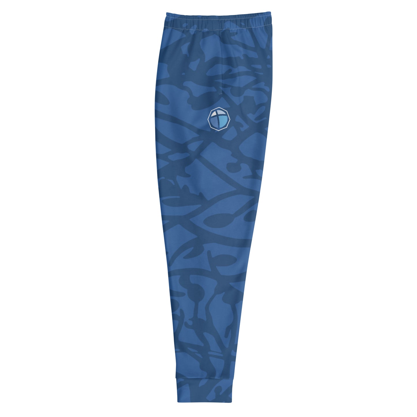 Men's Blue Camo Graphic Joggers