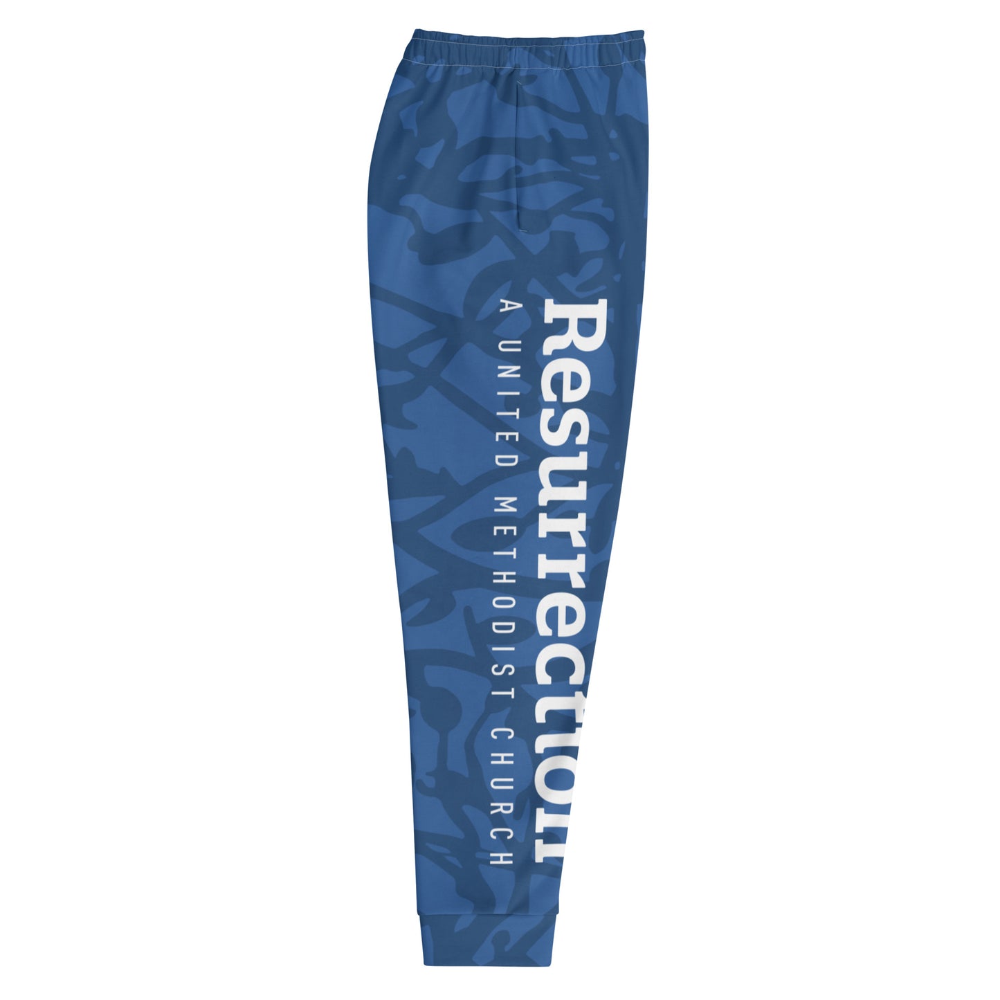 Men's Blue Camo Graphic Joggers