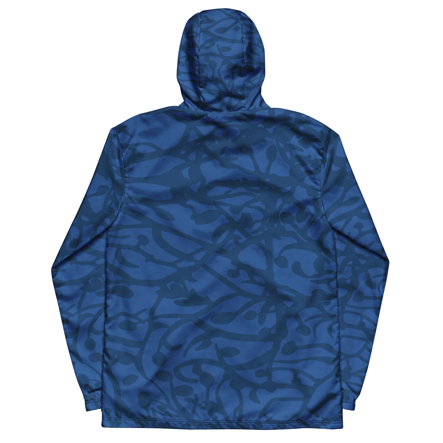 Blue Camo Graphic Windbreaker