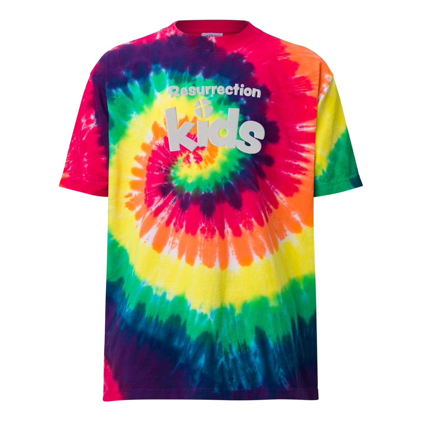Adult Oversized Tie-Dye T-Shirt - Kids