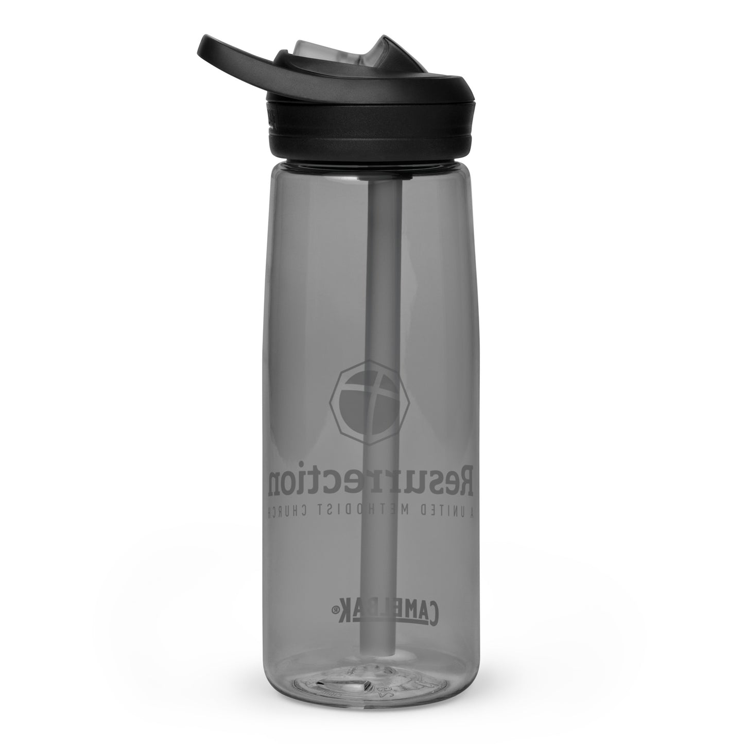Logo Graphic Plastic Water Bottle