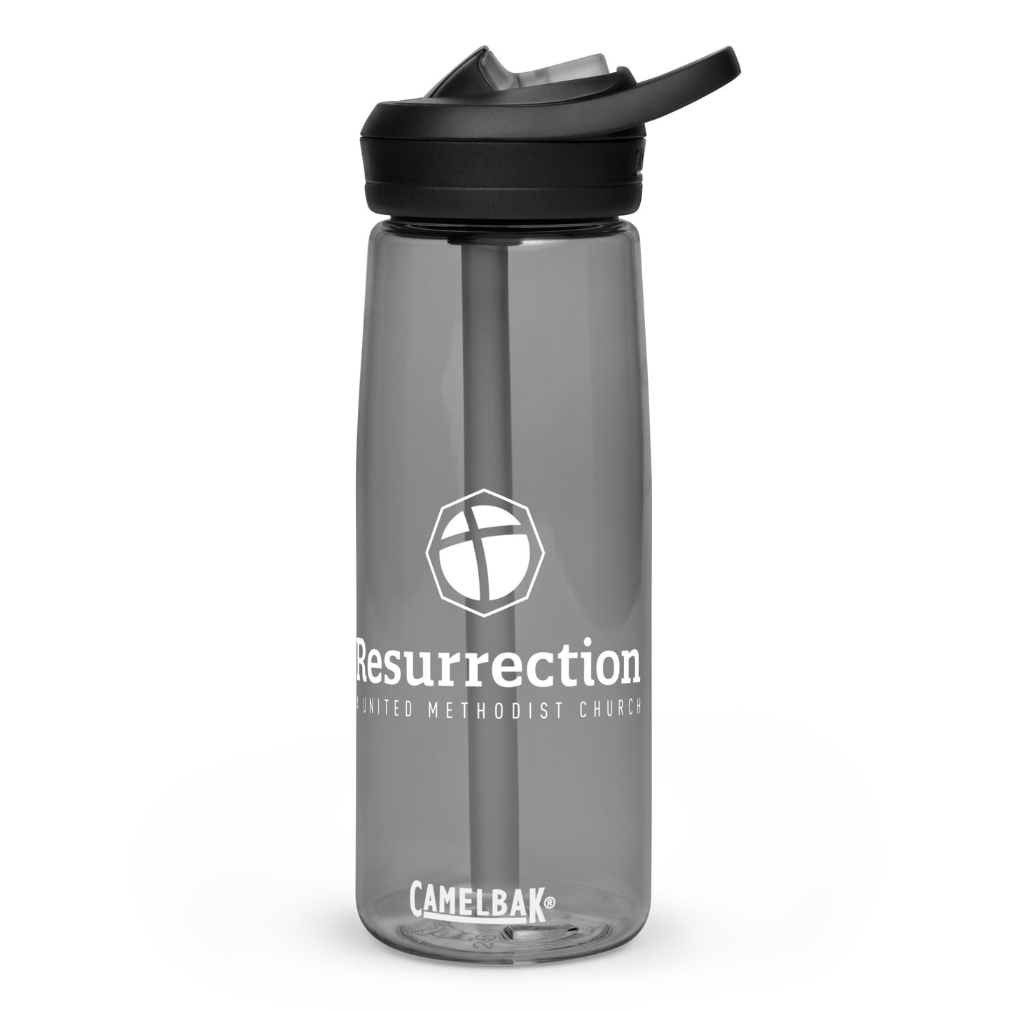 Logo Graphic Plastic Water Bottle