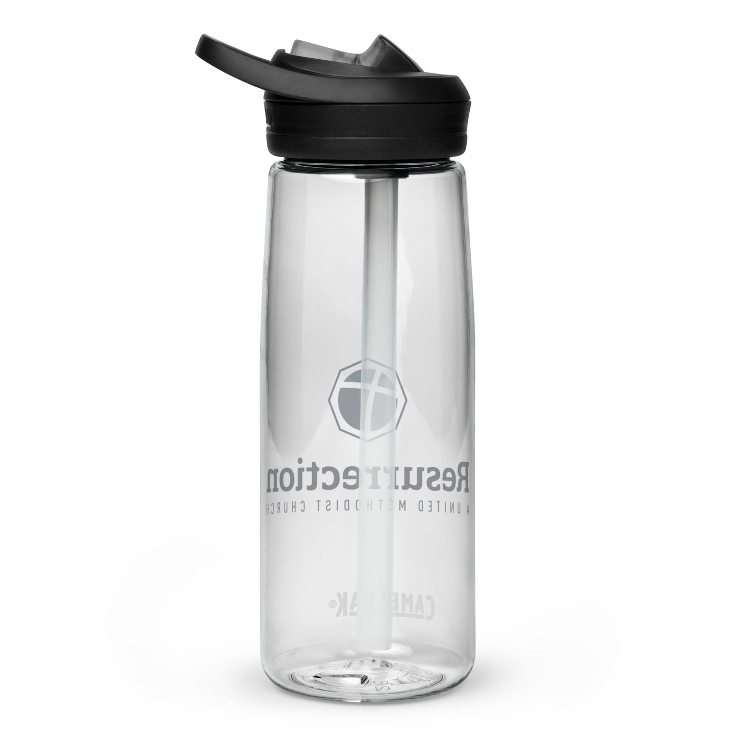 Logo Graphic Plastic Water Bottle