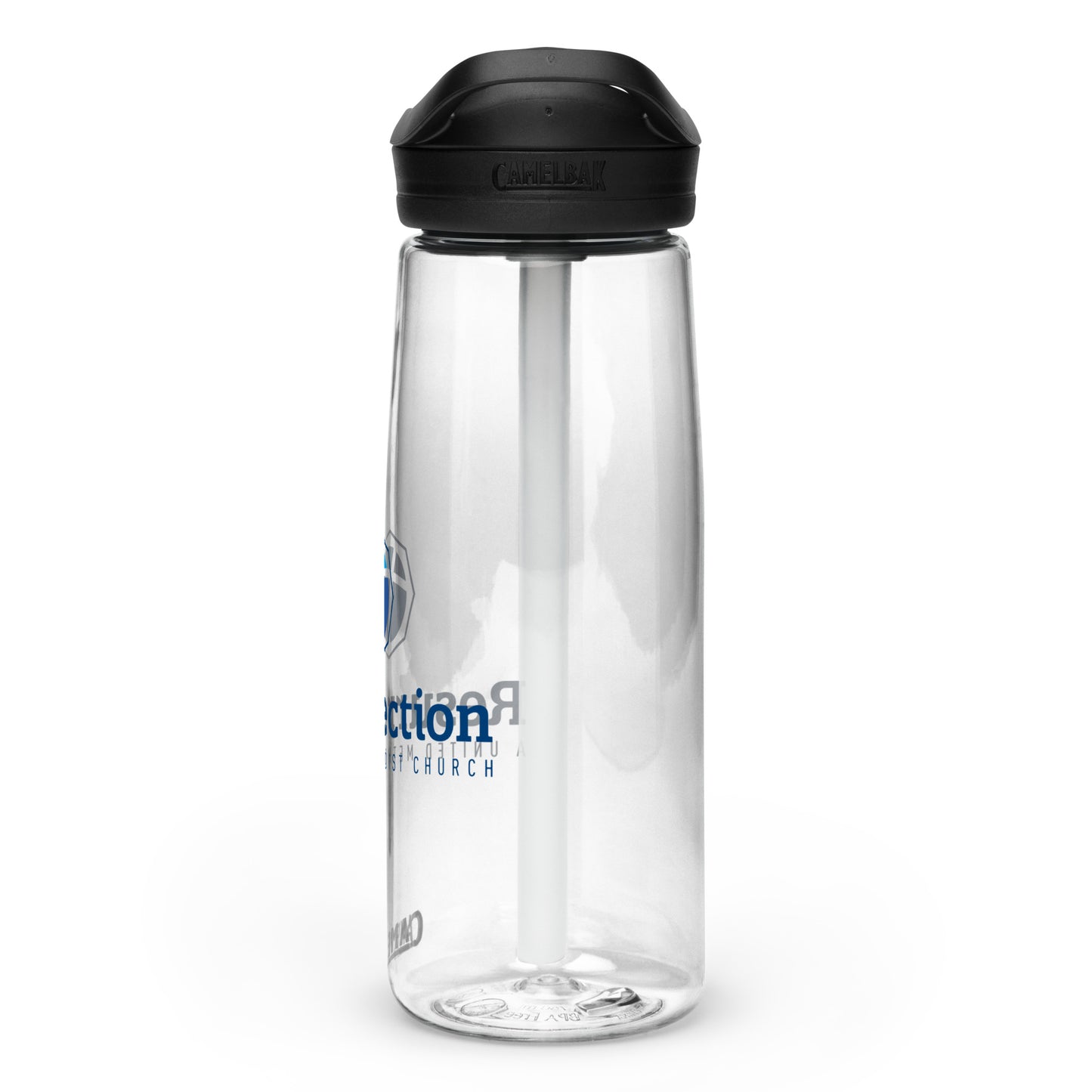 Logo Graphic Plastic Water Bottle