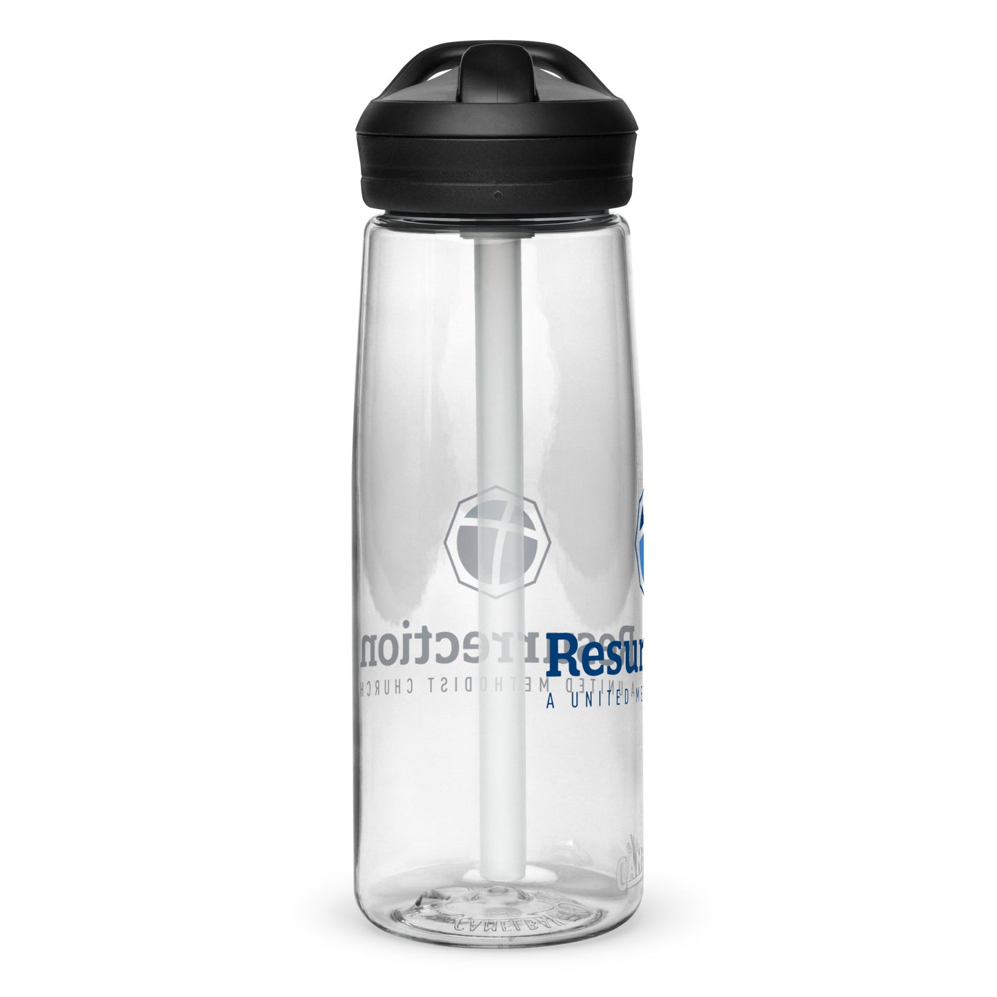 Logo Graphic Plastic Water Bottle