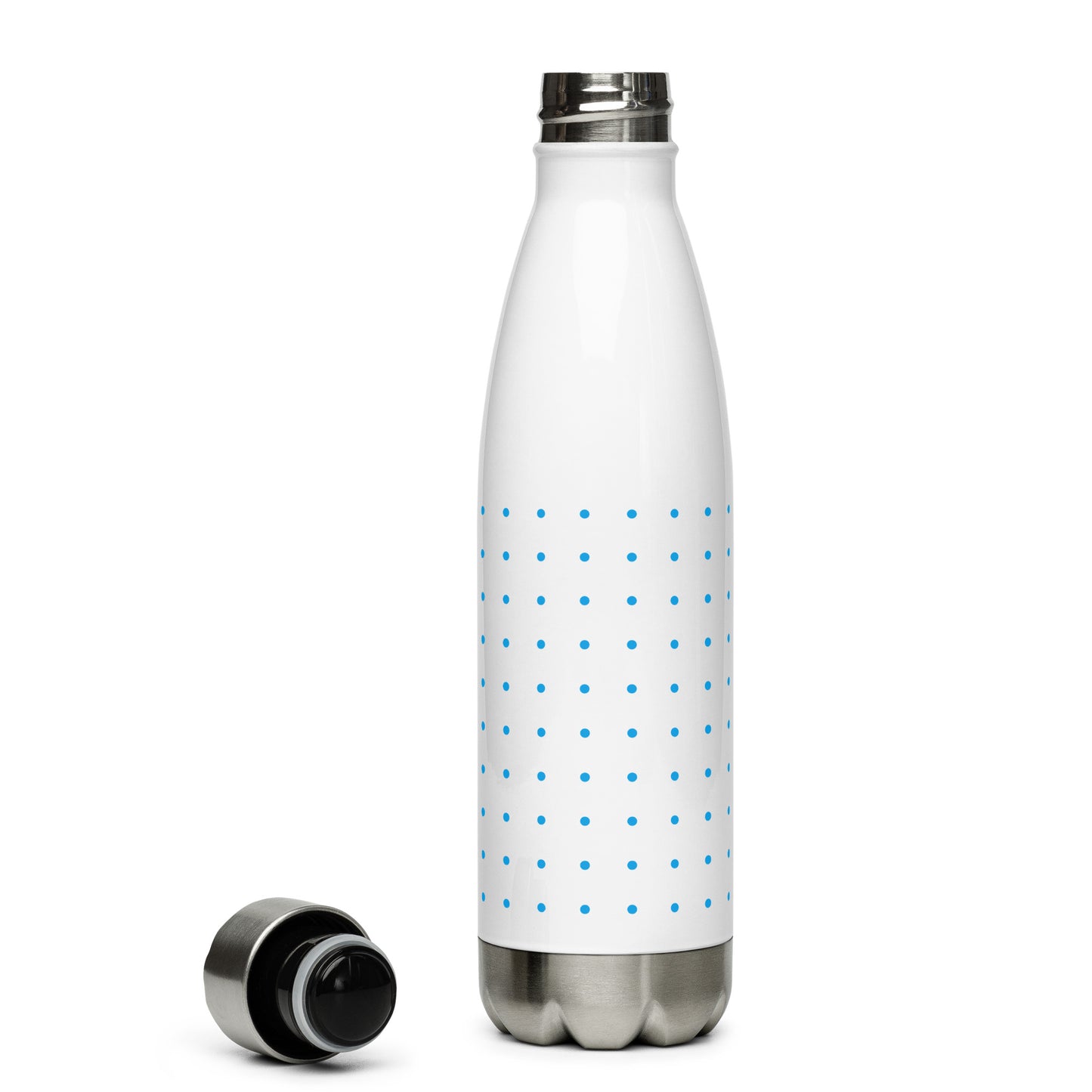 Dot Pattern Stainless Steel Water Bottle