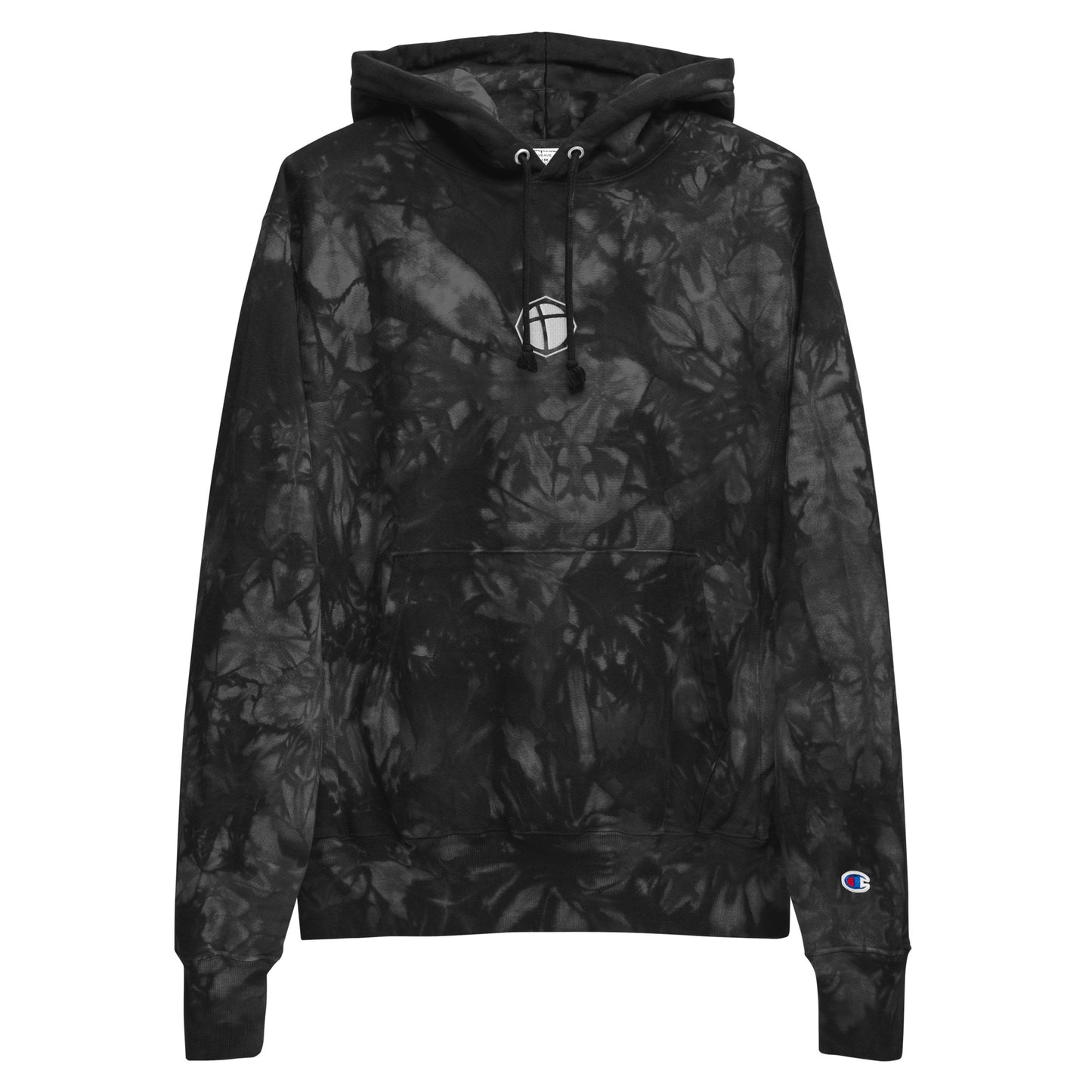 Champion Embroidered Tie-Dye Hoodie