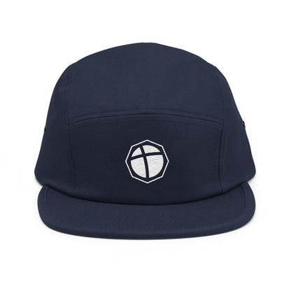 Embroidered Logo Five Panel Cap