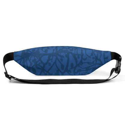 Blue Camo Graphic Fanny Pack