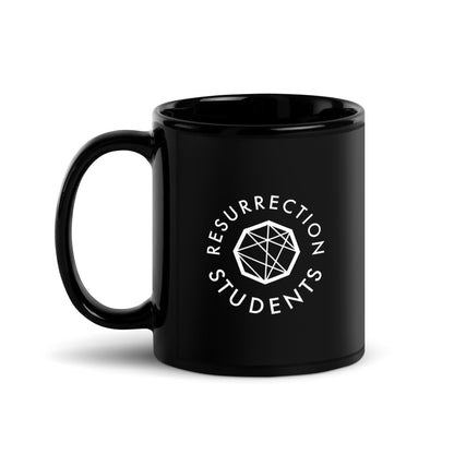 Graphic Ceramic Mug - Black - Students