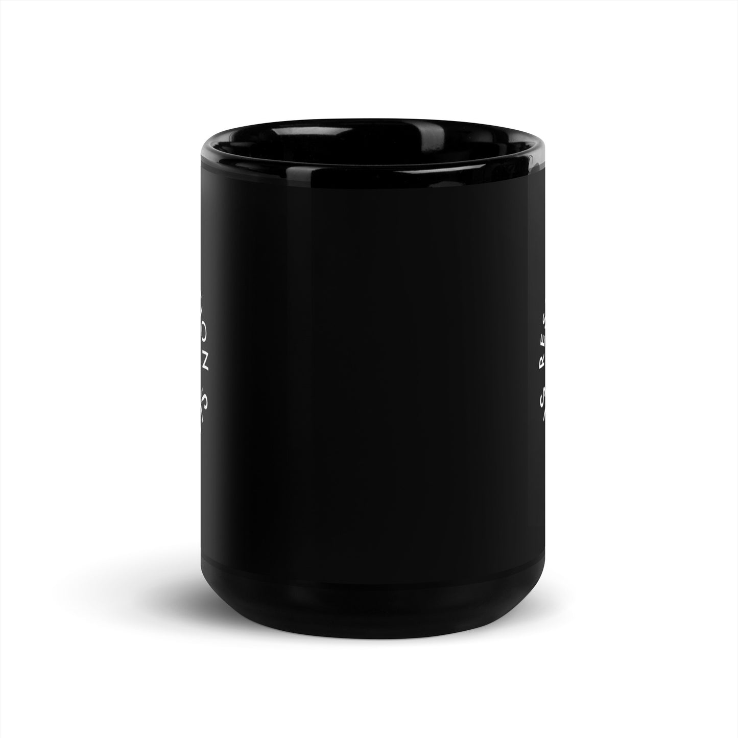 Graphic Ceramic Mug - Black - Students