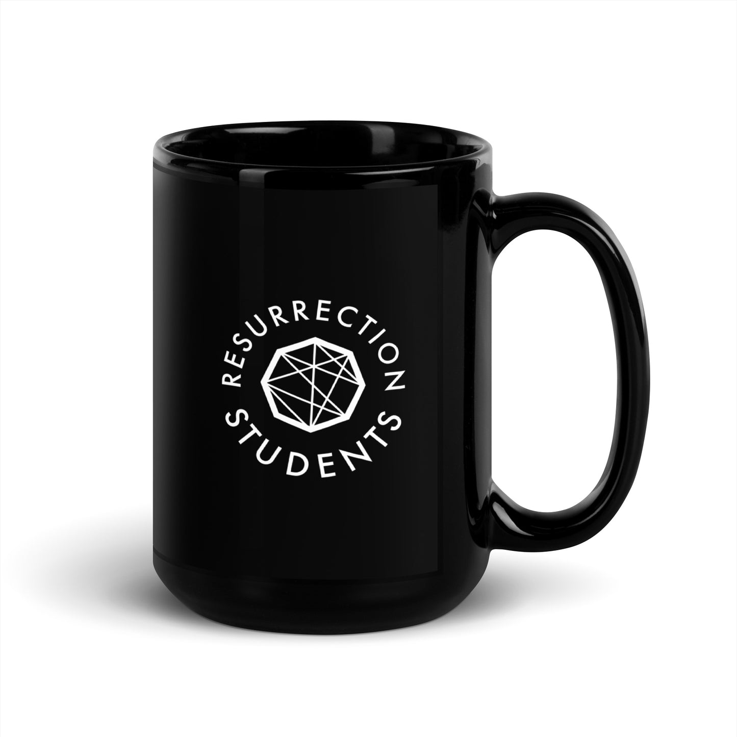 Graphic Ceramic Mug - Black - Students