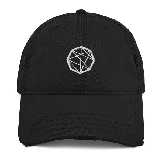 Embroidered Distressed Dad Hat - Students