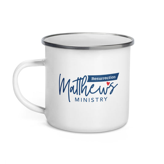 Graphic Enamel Mug - Matthew’s Ministry