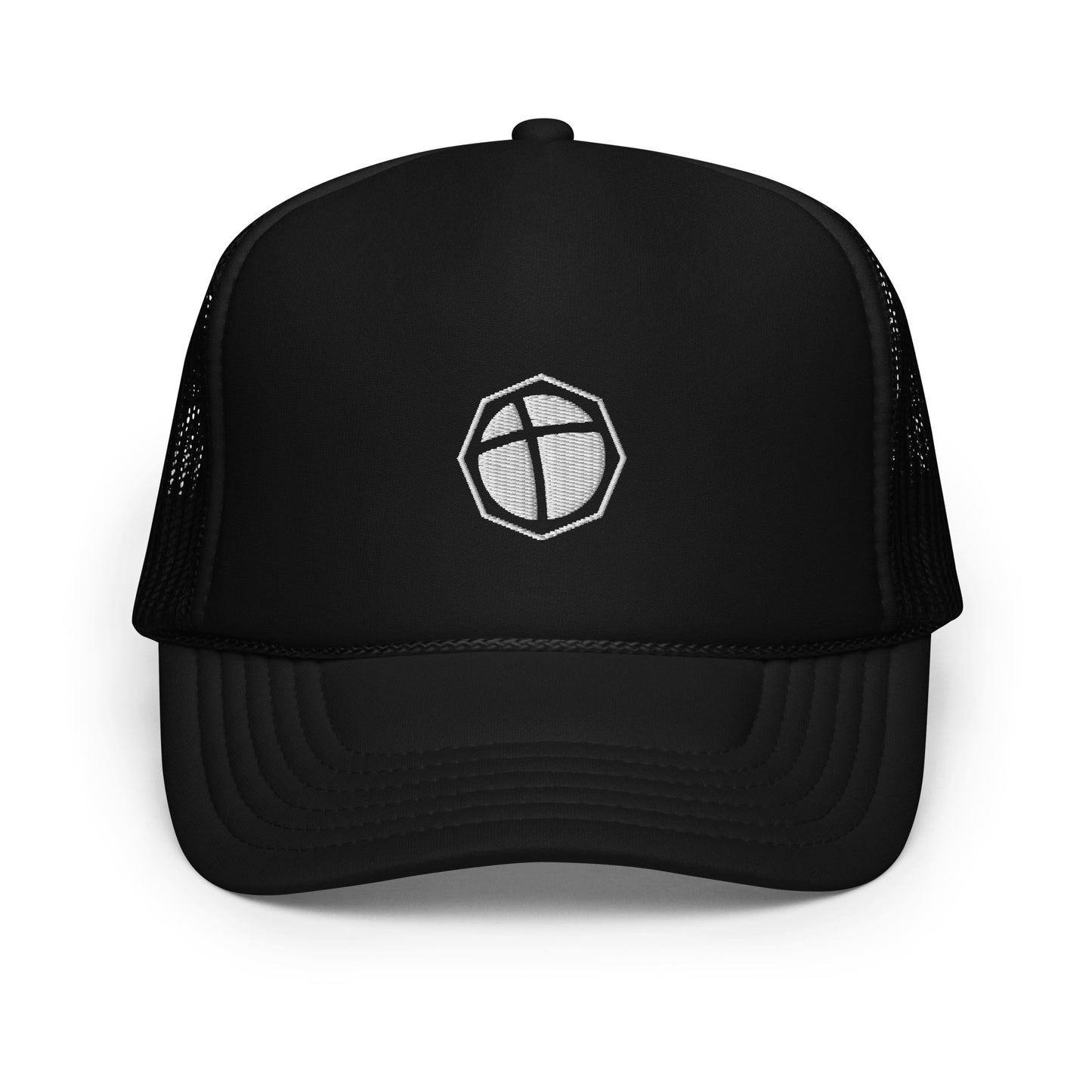 Puff-Embroidered Logo Foam Trucker hat