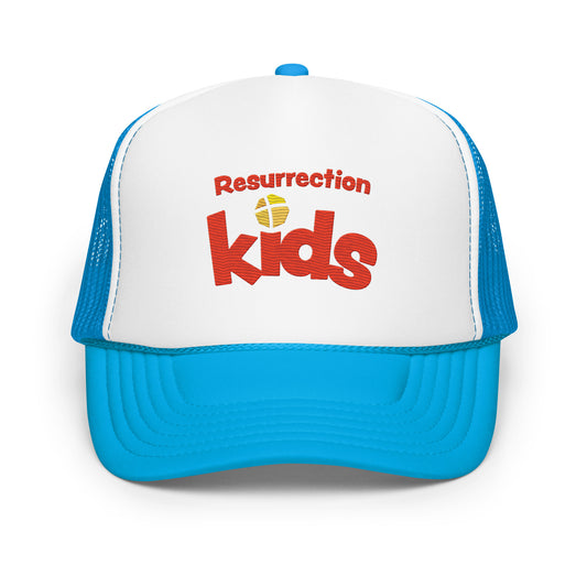 Adult Embroidered Foam Trucker Hat - Kids