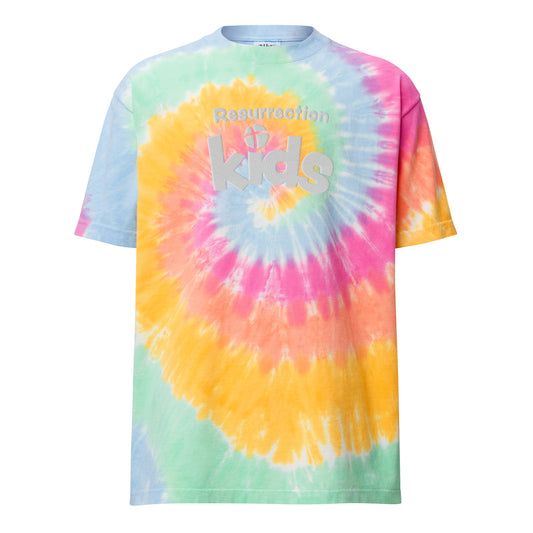 Adult Oversized Tie-Dye T-Shirt - Kids