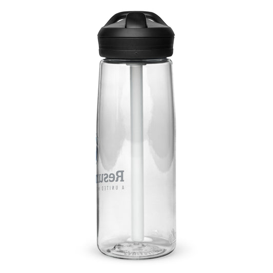 Logo Graphic Plastic Water Bottle