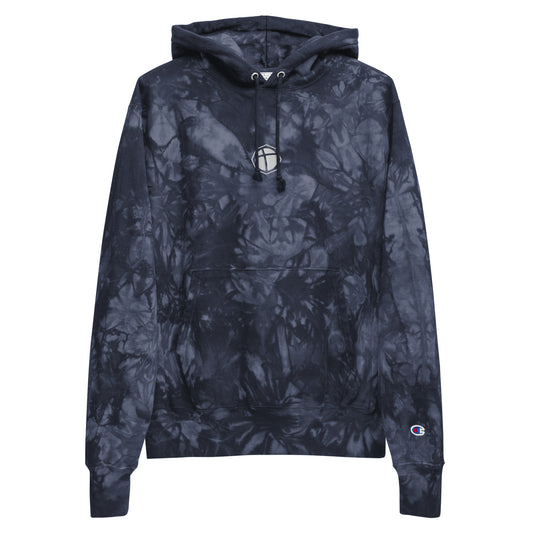 Champion Embroidered Tie-Dye Hoodie