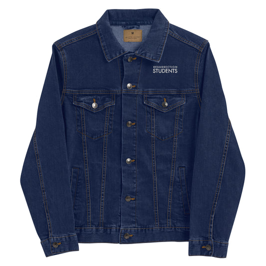 Embroidered Unisex Denim Jacket - Students