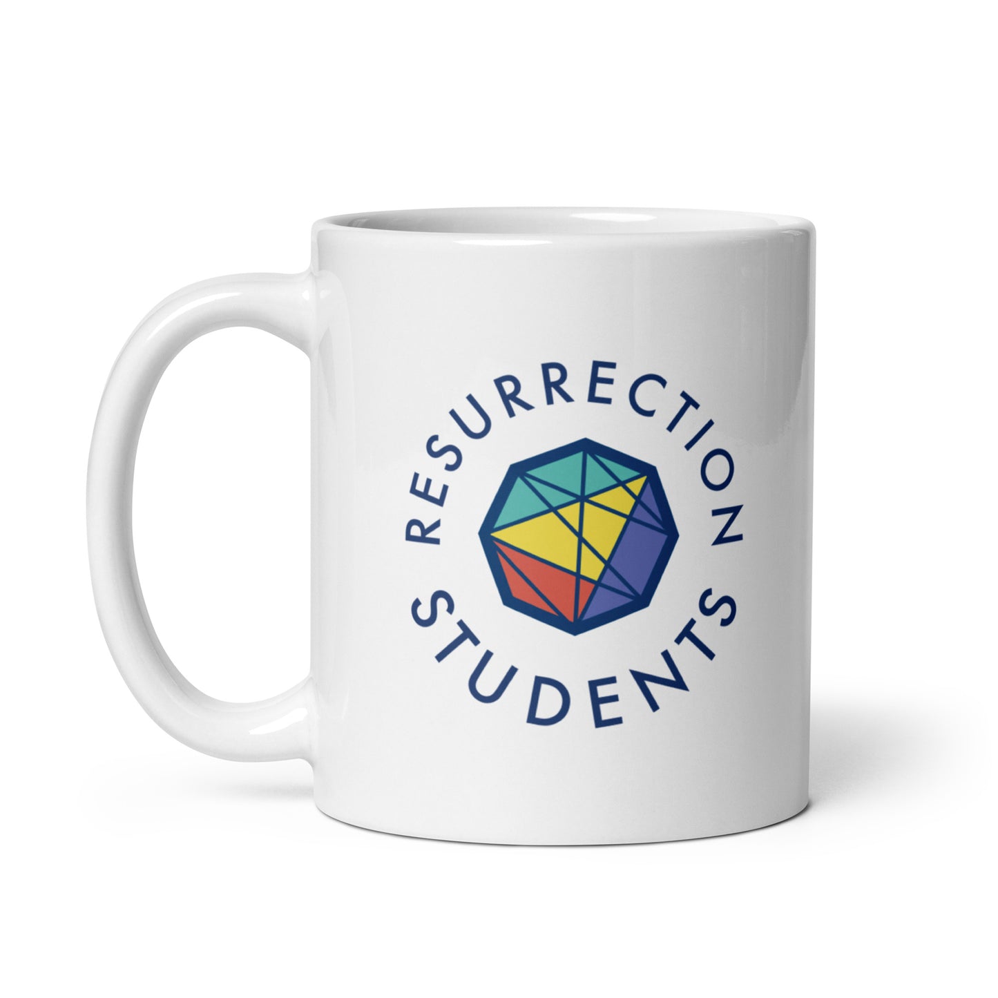 Graphic Ceramic Mug - White - Students