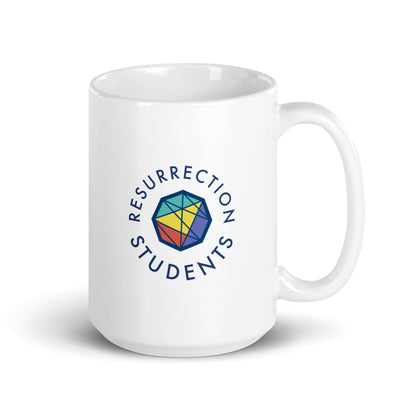 Graphic Ceramic Mug - White - Students